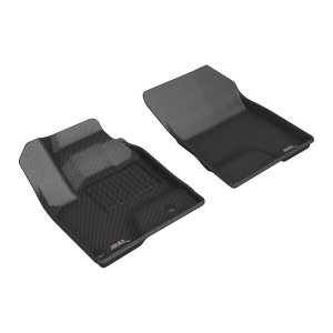 Mitsubishi Outlander Floor Mats - Front - 3D MAXpider - Kagu - Black - `22-`26 Mitsubishi Outlander Floor Mats - Front - 3D MAXpider - Kagu - Black - `22-`26